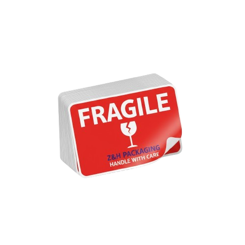 Fragile Rectangle Sticker